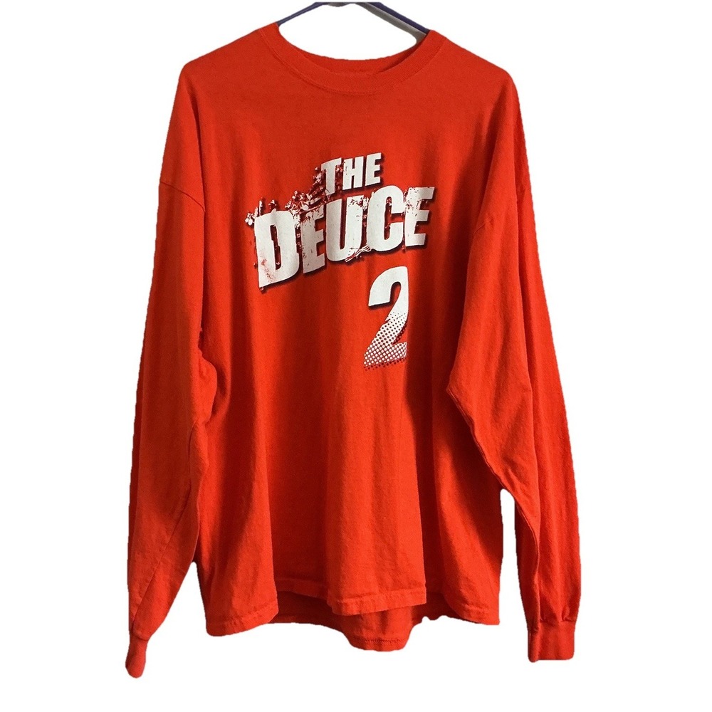 Gildan‎ Ultra Cotton Long Sleeve The Deuce Is Loose 2 Clemson Tigers T Shirt 2XL